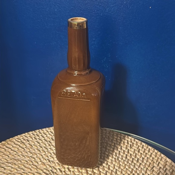 Vintage 1977 Ceramic Collectible Jim Beam Bourbon Bottle 9.5” - Picture 5 of 7